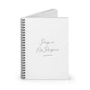 Pause in his Presence A5 Spiral Bound Notebook (FWS) 2