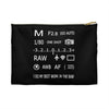 Photographer Raw Black Zippered Accessory Bag (FWS) Made in the USA 4