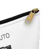 Photographer Raw White Zippered Accessory Bag (FWS) Made in the USA 8