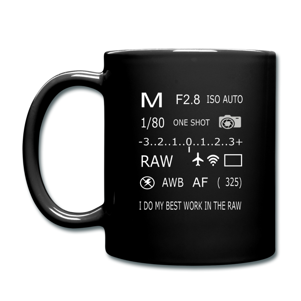 Photographers RAW Mug - black 1