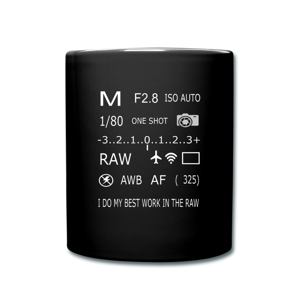 Photographers RAW Mug - black 2
