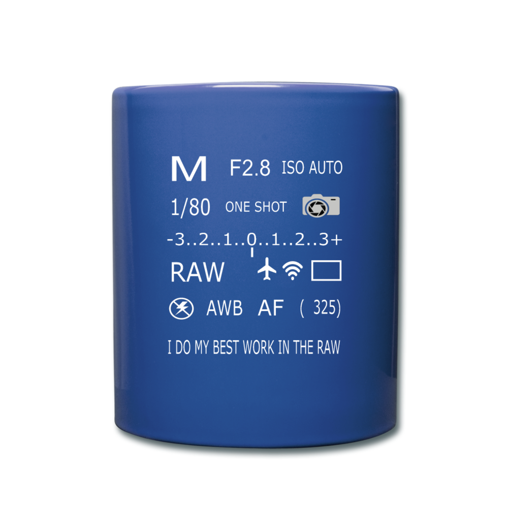 Photographers RAW Mug - royal blue 2