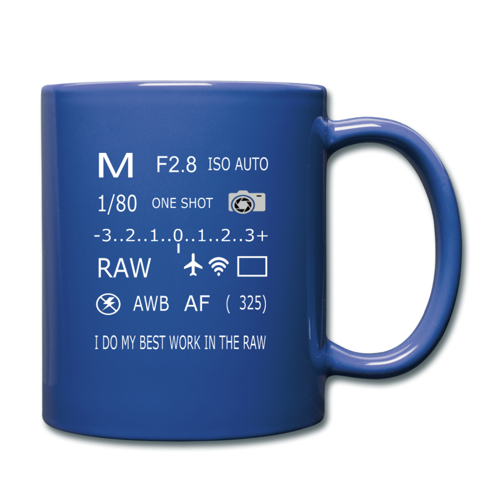 Photographers RAW Mug - royal blue 3