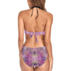 Pink Circles Fringe One Piece Swimsuit up to 2 XL (FWS) 2