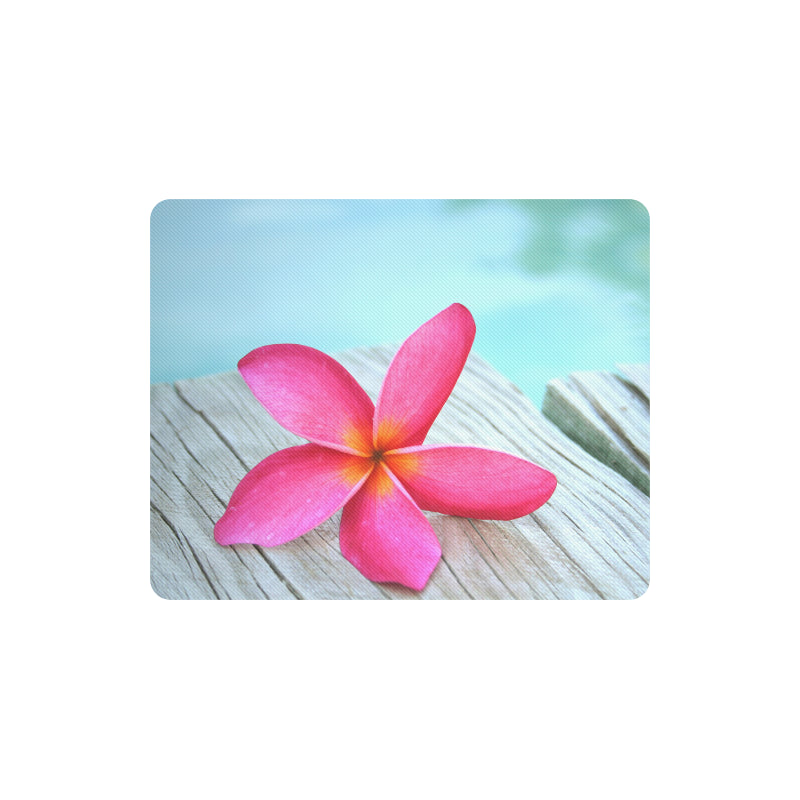 Pink Frangipani Mousepad (Made in Australia) 1