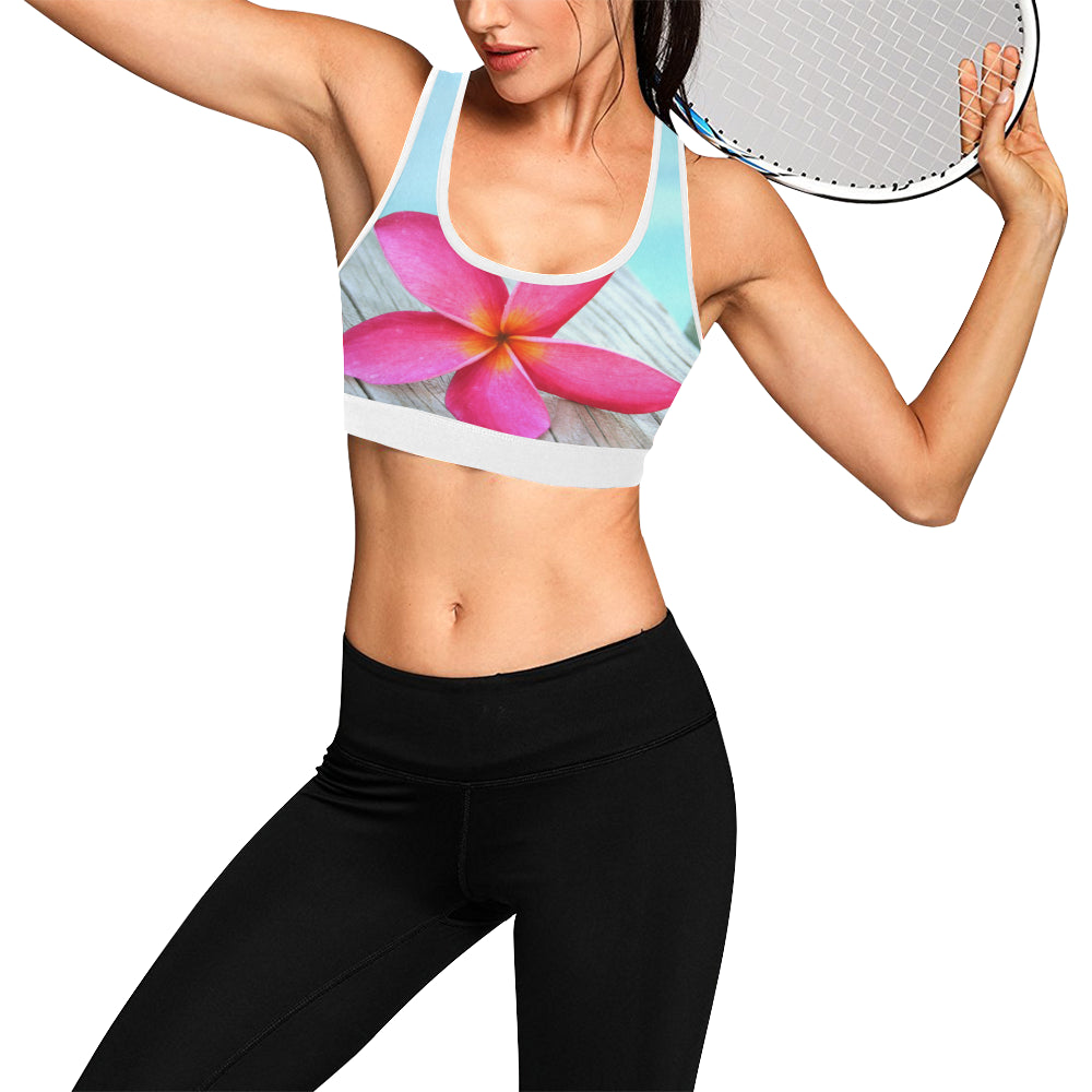 Pink Frangipani Sports Top up to 3 XL 3