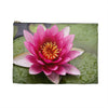 Pink Waterlily Zippered Accessory Bag (FWS) Made in the USA 6