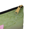 Pink Waterlily Zippered Accessory Bag (FWS) Made in the USA 8