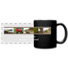 Rangitoto Island Panoramic Mug - black