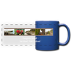 Rangitoto Island Panoramic Mug - royal blue
