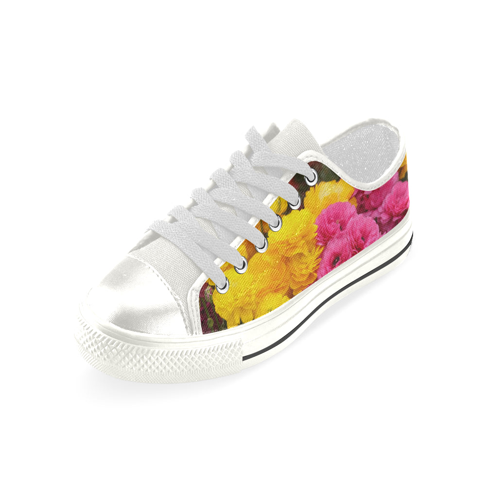 Ranunculus Beauty Canvas Women's Shoes up to size 12 4