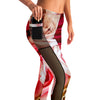 Rose Mesh Panel Side Pockets Leggings (FWS) 1