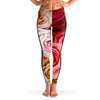 Rose Mesh Panel Side Pockets Leggings (FWS) 2