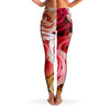Rose Mesh Panel Side Pockets Leggings (FWS) 3
