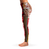 Rose Mesh Panel Side Pockets Leggings (FWS) 4
