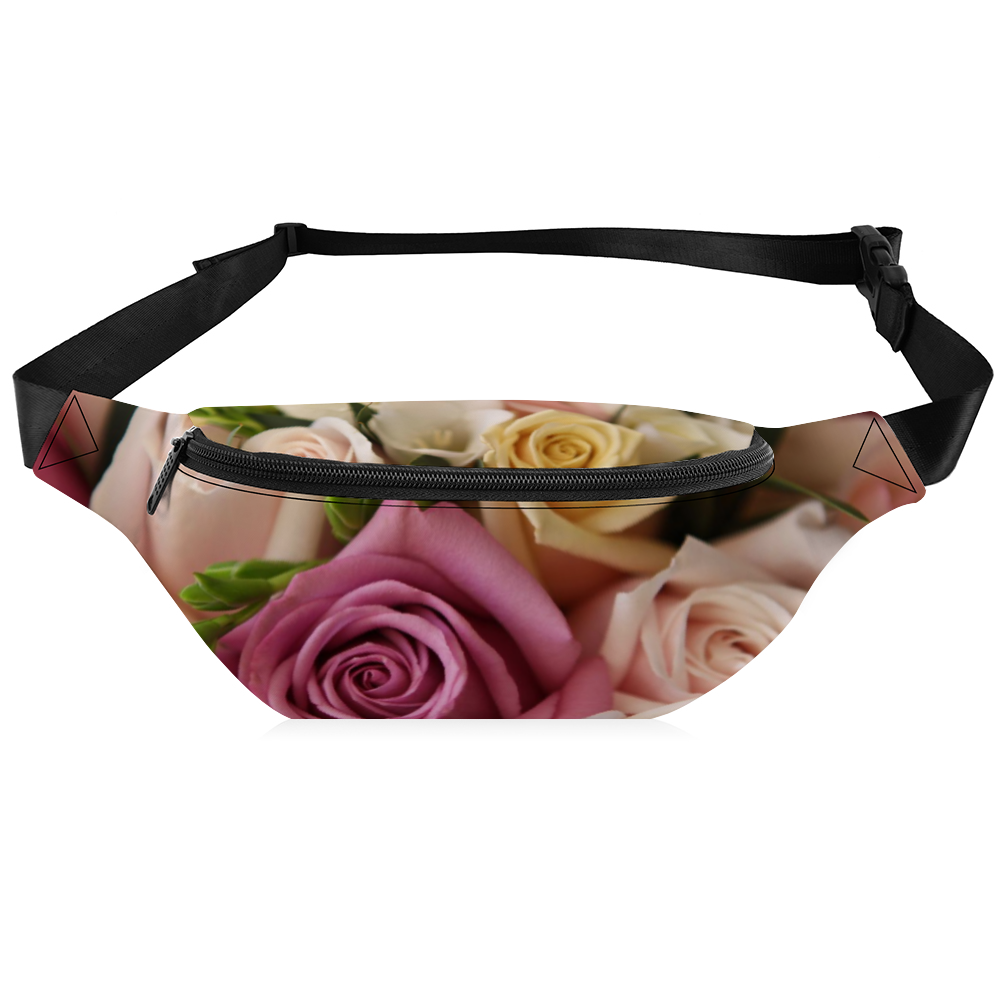 Roses Pastel Waist Bag / Fanny Pack / Bum Bag 1
