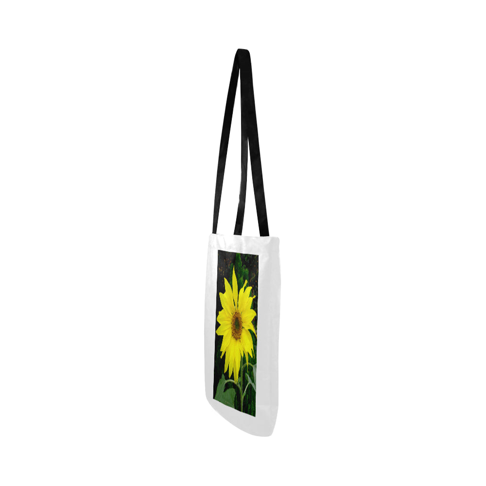 Single Sunflower Tote Bag (Worldwide Shipping) 3