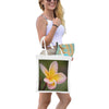 Sq Frangipani Large Cotton Canvas Tote Bag (Made in Australia) 4