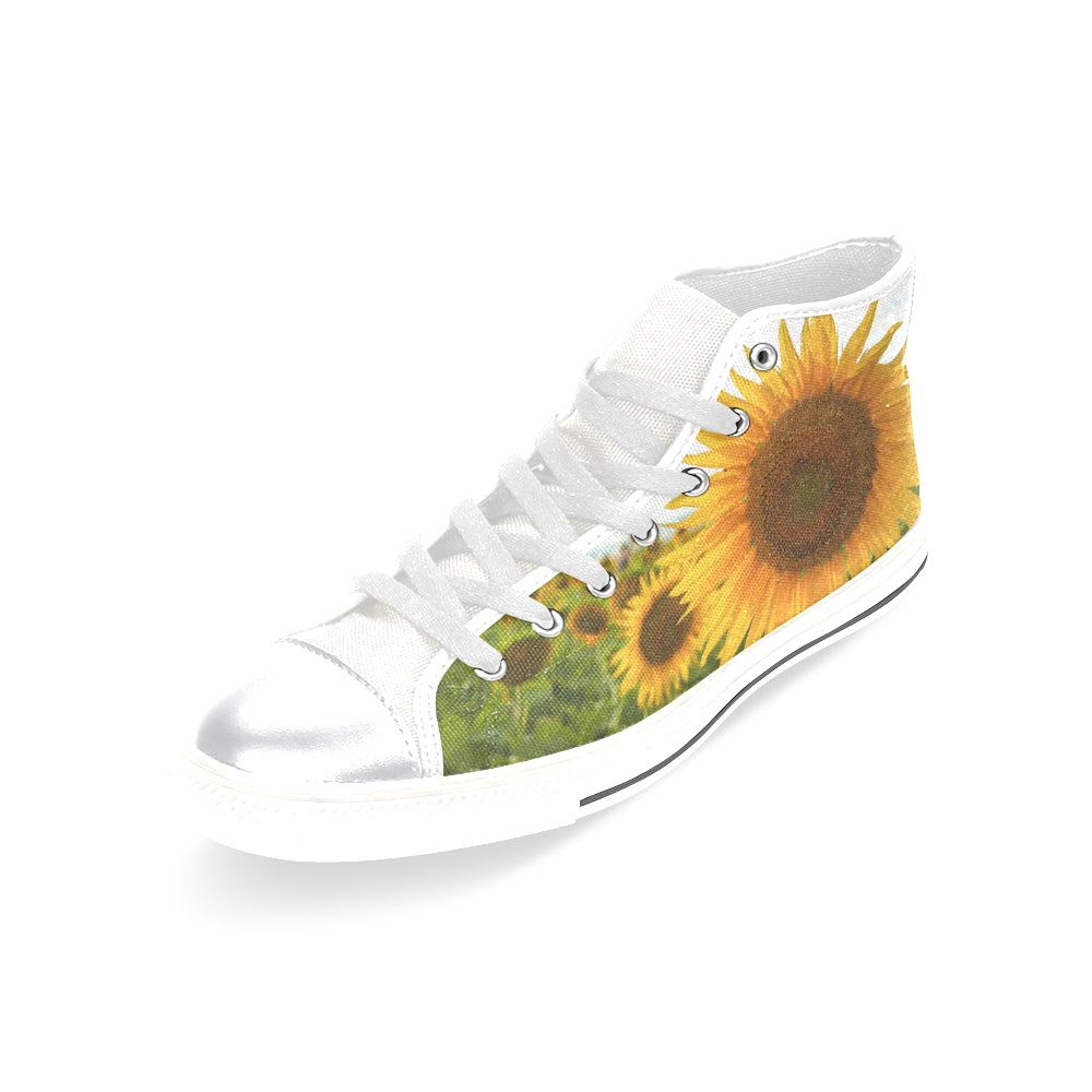Sunflowers High Top Shoes up to size 12 3