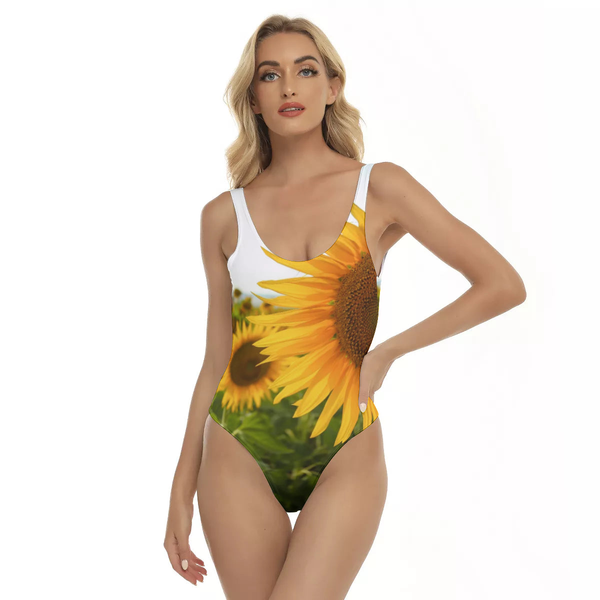 Sunflowers Swimsuit up to 3 XL (FWS) 2