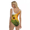 Sunflowers Swimsuit up to 3 XL (FWS) 5