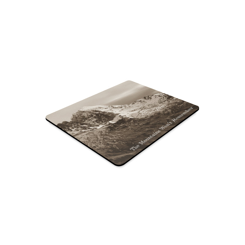 The Mountains Won't Remember Sepia Mousepad (Shipping Worldwide) 3