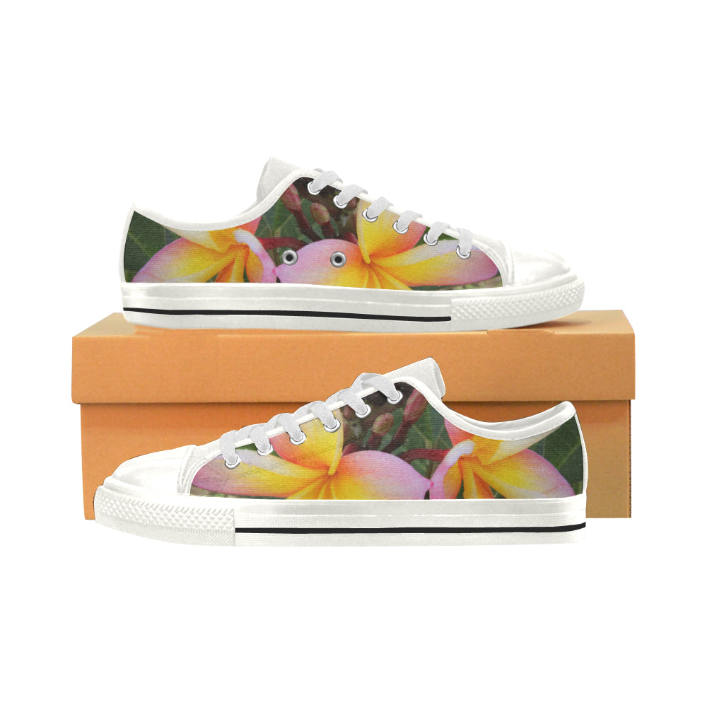 Tri Colour Frangipani 02 Low Rise Women's Shoes up to size 12 1