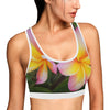 Tri Colour Frangipani 02 Sports Top up to 3 XL 1