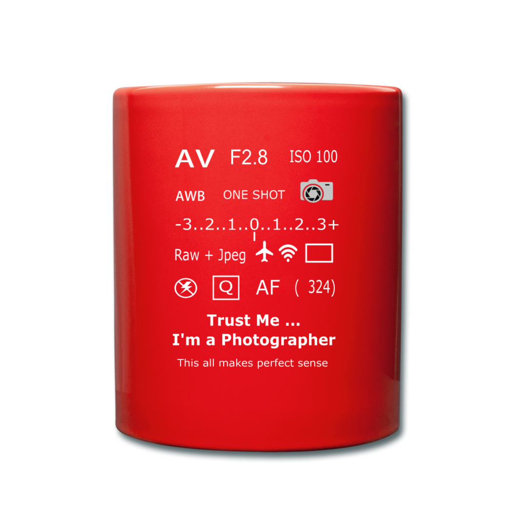 Trust Me I'm a Photographer - red 2