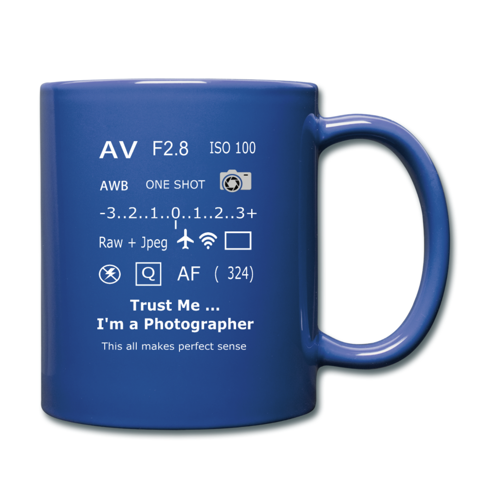 Trust Me I'm a Photographer - royal blue 1