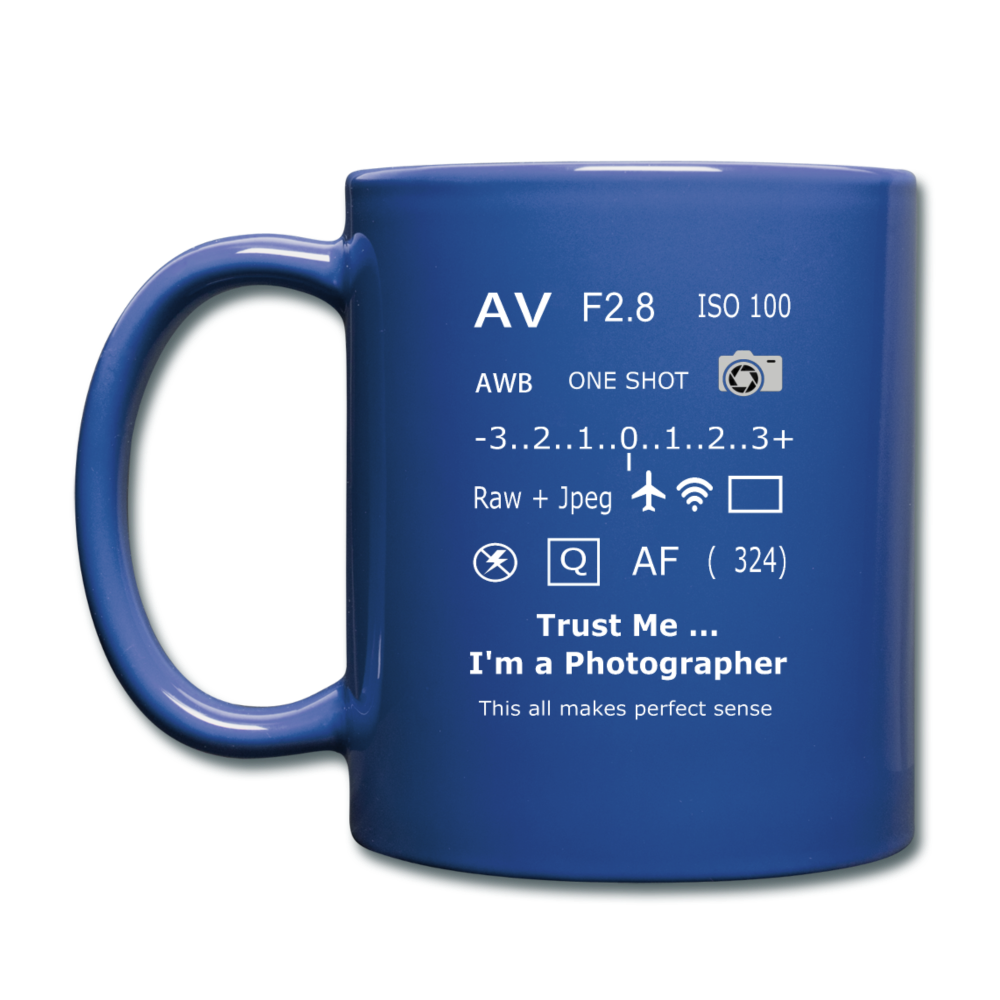 Trust Me I'm a Photographer - royal blue 3