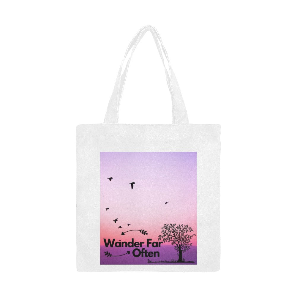 Wander Far ... Often Large Canvas Tote Bag (Made in Australia) 3