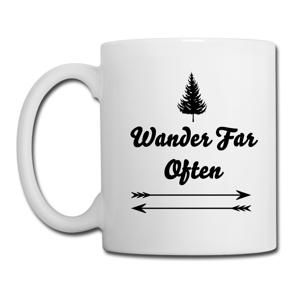Wander Far Often Mug - white 3