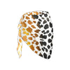 Warm Leopard Short Chiffon Sarong Wrap up to 5 XL 4