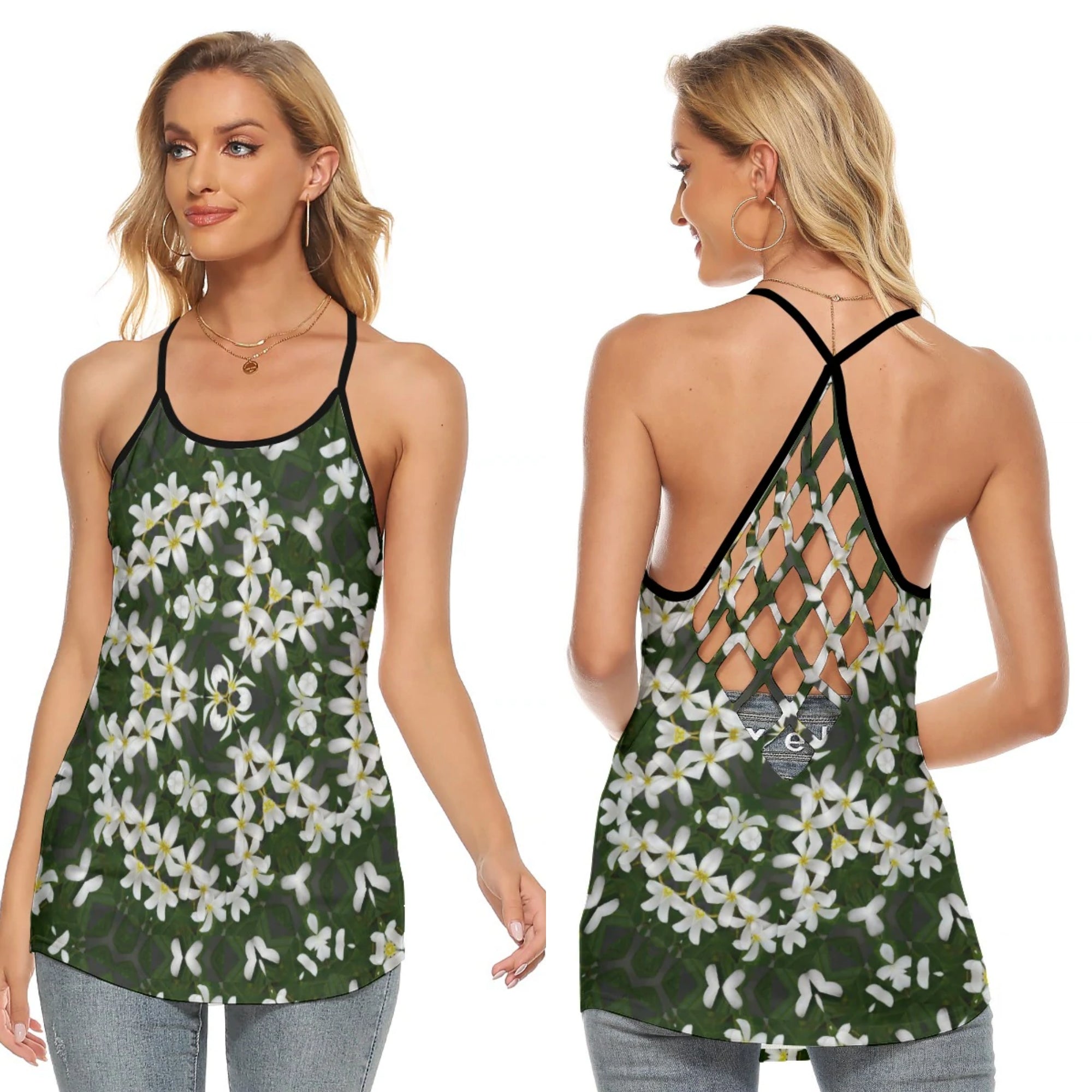 frangipani tank tops