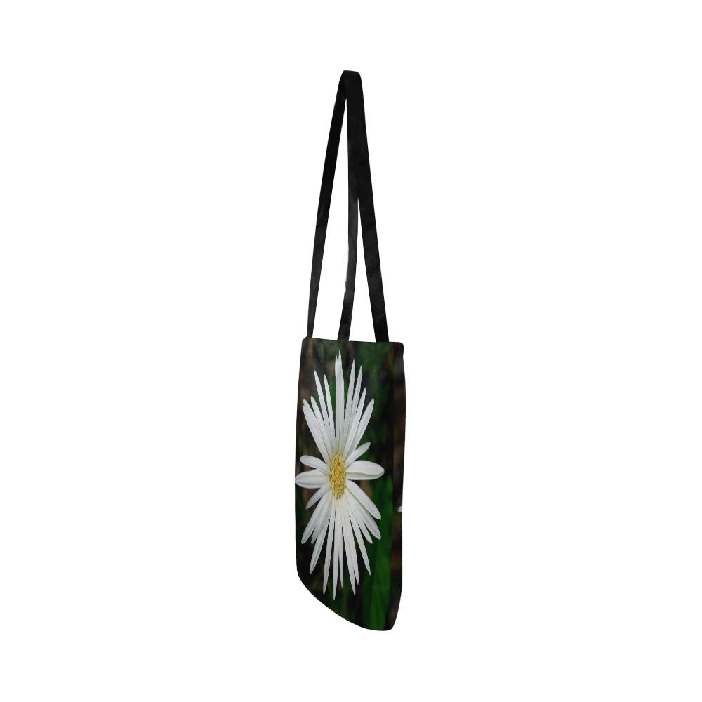 White Daisy Tote Bag (Worldwide Shipping) 3