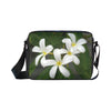 White Frangipanis Cross-Body Shoulder Bag 1