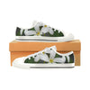 White Frangipanis Low Rise Shoes up to size 12 1