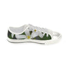 White Frangipanis Low Rise Shoes up to size 12 3