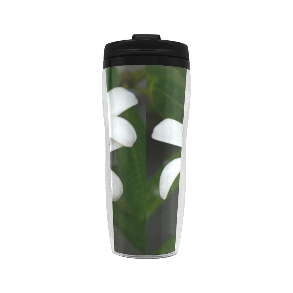 White Frangipanis Reusable Cup 4