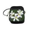 White Frangipanis Shoulder Sling Bag 5