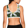 White Frangipanis Sports Top up to 3 XL 4