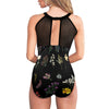 Wildflowers Black Plunge Bathing Suit (FWS) 3