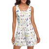 Wildflowers White Sleeveless Short Jumpsuit with Pockets up to 2 XL 1