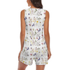 Wildflowers White Sleeveless Short Jumpsuit with Pockets up to 2 XL 4