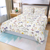 Wildflowers White Three Piece Bed Cover Set 1