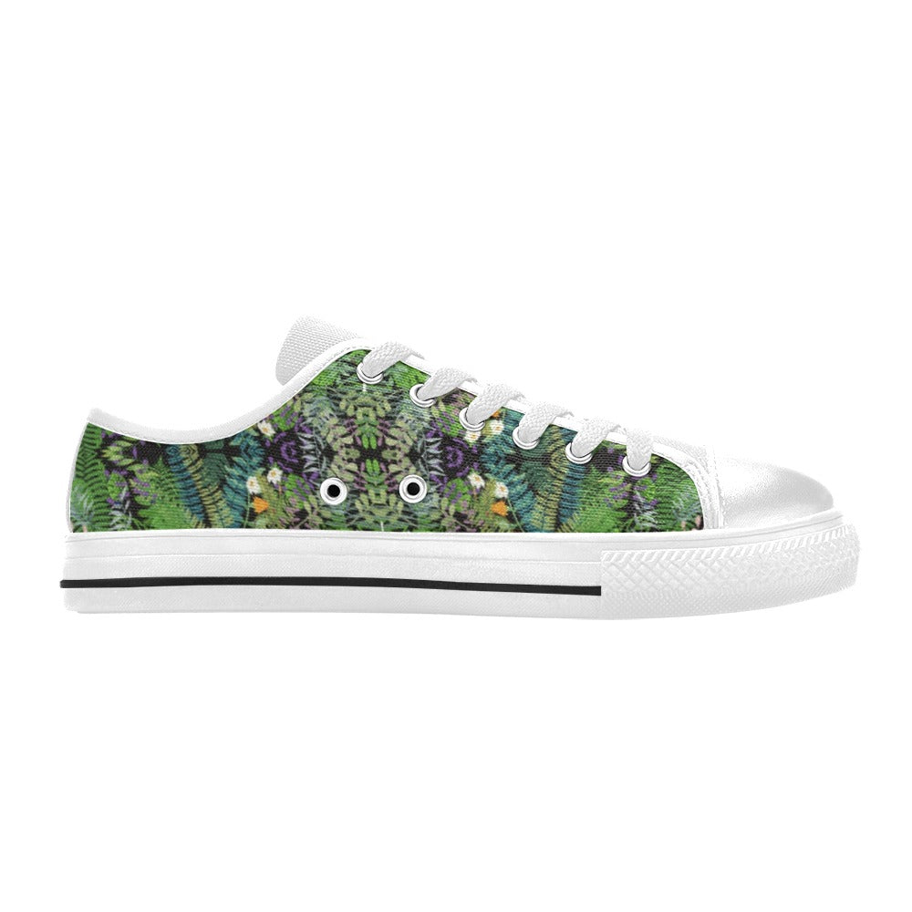 Graphic Jungle Low Rise Canvas Shoes