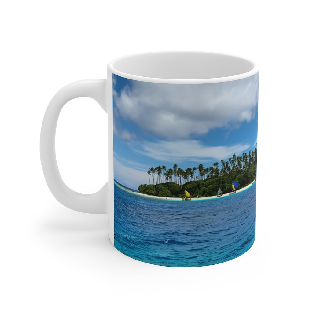 Kitiva Island Mug 11oz (Microwave & Dishwasher Safe)