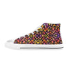 Black Pinky Leopard High Top Women's Shoes