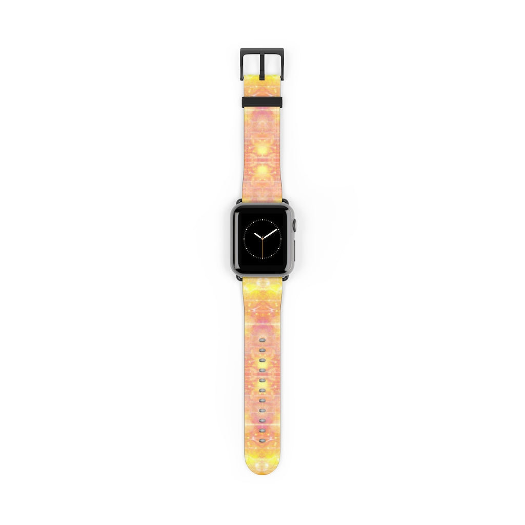 Yellow Love Apple iWatch Strap Vegan Leather